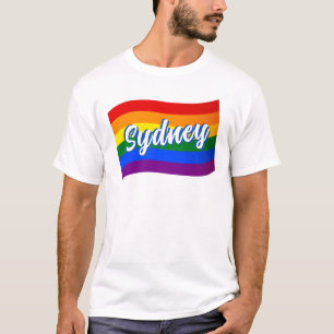 Camiseta Bandera arcoiris Sydney Australia Orgullo gay LGBT