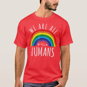 Camiseta Bandera arcoiris Todos Orgullo humano LGBT Inspira