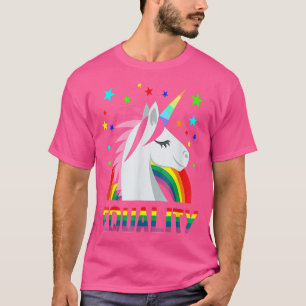 Camiseta Bandera arcoiris unicornio sacude a homosexuales L