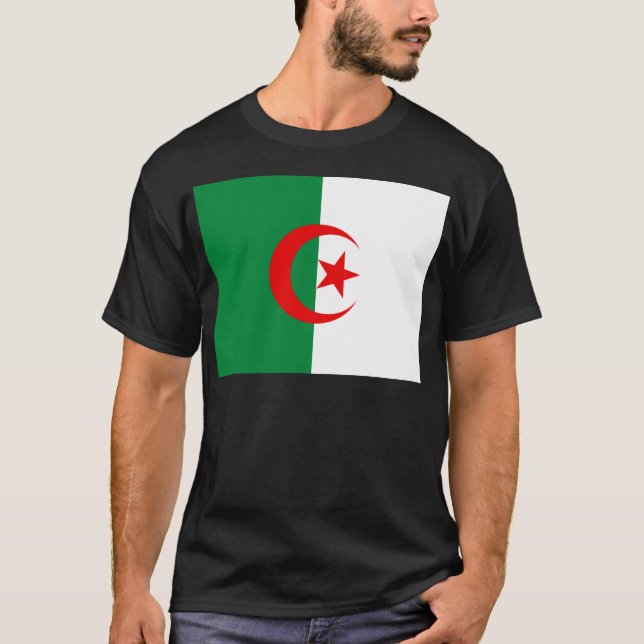 Camiseta bandera argelina (Anverso)