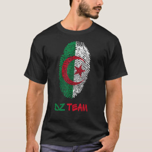 Camiseta Bandera argelina del equipo Dz imprime independenc