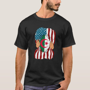 Camiseta Bandera argelina dentro de mí orgullo de casa Amér