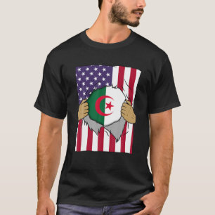 Camiseta Bandera argelina dentro de mí orgullo de casa Amér