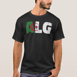 Camiseta Bandera argelina DZ Selección de fútbol argelina O