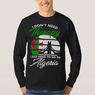 Camiseta Bandera argelina I Bandera de Argelia I Vacaciones