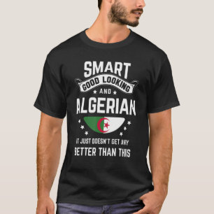 Camiseta Bandera argelina Orgullo nativo  Argelia Raíces ar