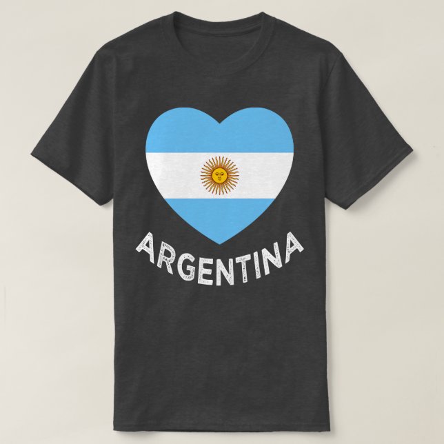 Camiseta Bandera argentina (Diseño del anverso)