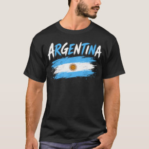 Camiseta Bandera Argentina Antiguo Retró Argentino