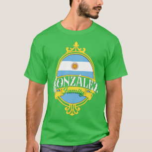 Camiseta Bandera Argentina de la Familia Gonzalez