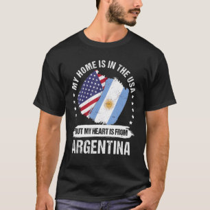 Camiseta Bandera argentina norteamericana argentina Argenti