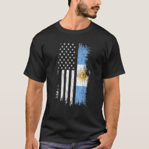 Camiseta Bandera argentina norteamericana Argentina Estados