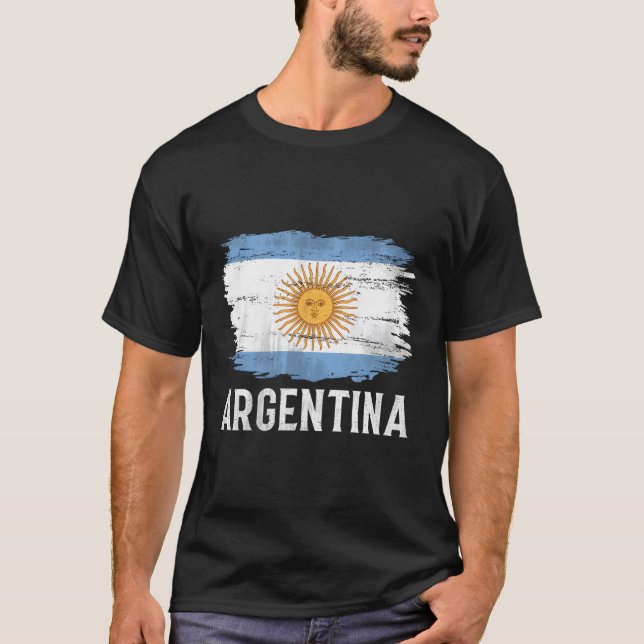 Camiseta Bandera argentina para argentino (Anverso)