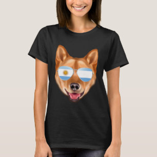 Camiseta Bandera argentina Perro spitz finlandés Argentina