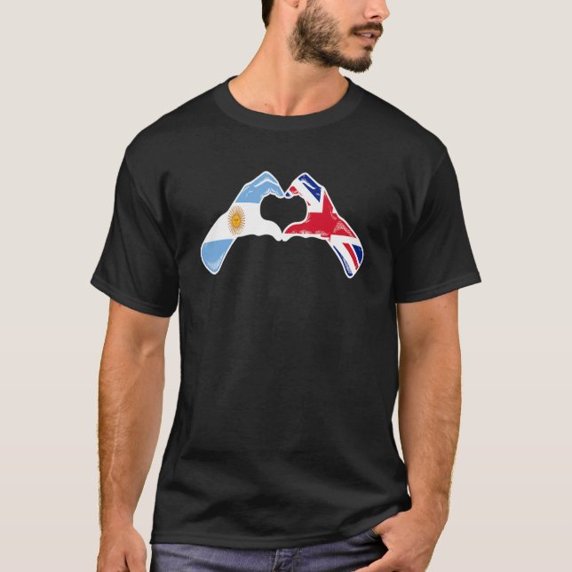 Camiseta Bandera Argentina-Reino Unido (Anverso)