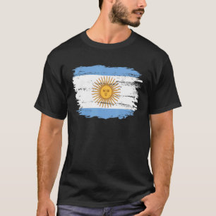 Camiseta Bandera argentina vintage para argentino