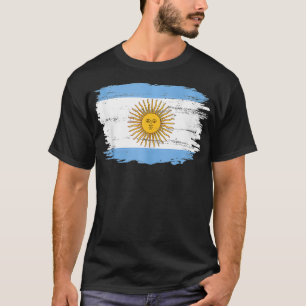 Camiseta Bandera argentina vintage para regalo argentino