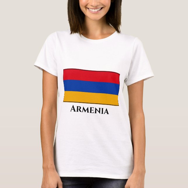 Camiseta Bandera armenia (Anverso)