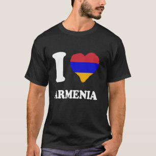 Camiseta Bandera armenia que amo a Armenia tiene raíces arm