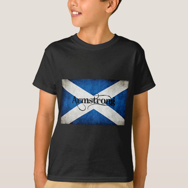 Camiseta bandera armstrong grunge (Anverso)