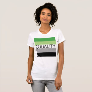 Camiseta Bandera Aromántica EQUALITY