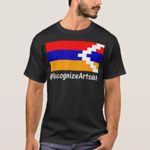 Camiseta Bandera artística de Armenia en Karbakh.