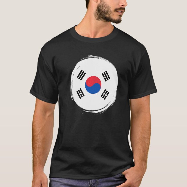 Camiseta Bandera artística surcoreana (Anverso)