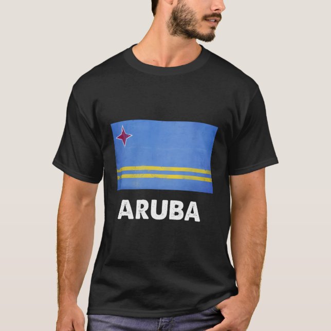 Camiseta Bandera Aruba Aruba (Anverso)