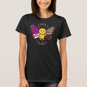 Camiseta Bandera asexual Ace Monarca Mariposa Insectos Suti