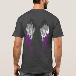 Camiseta Bandera asexual - Ángel Alas