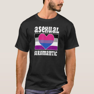 Camiseta Bandera asexual biromántica de orgullo suave estét