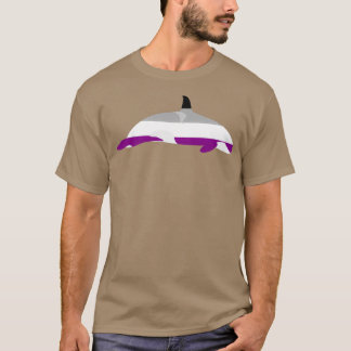 Camiseta Bandera asexual de Orca femenina