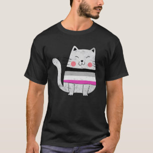 Camiseta Bandera asexual Gato del Orgullo Gay Gays
