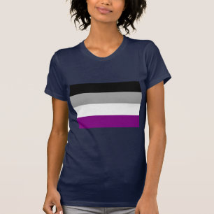 CAMISETA BANDERA ASEXUAL OFICIAL DEL ORGULLO