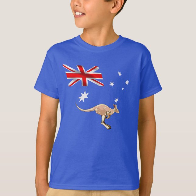 Camiseta Bandera australiana (Anverso)