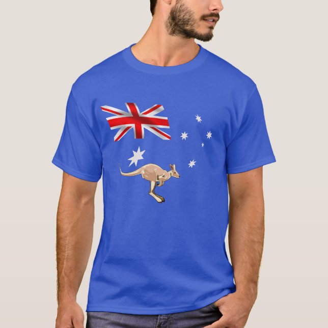 Camiseta Bandera australiana (Anverso)