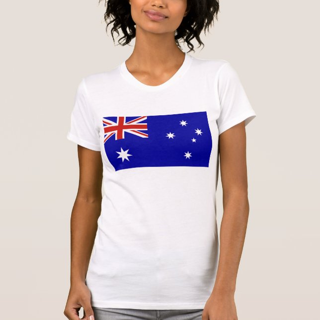 Camiseta Bandera australiana (Anverso)