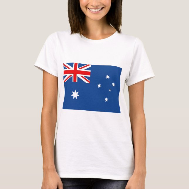 Camiseta Bandera australiana (Anverso)