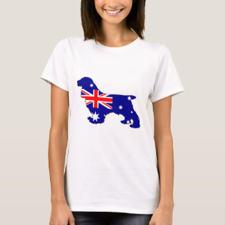 Camiseta Bandera australiana - cocker spaniel