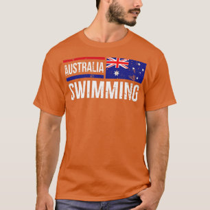 Camiseta Bandera Australiana Competitiva Del Equipo De Nata