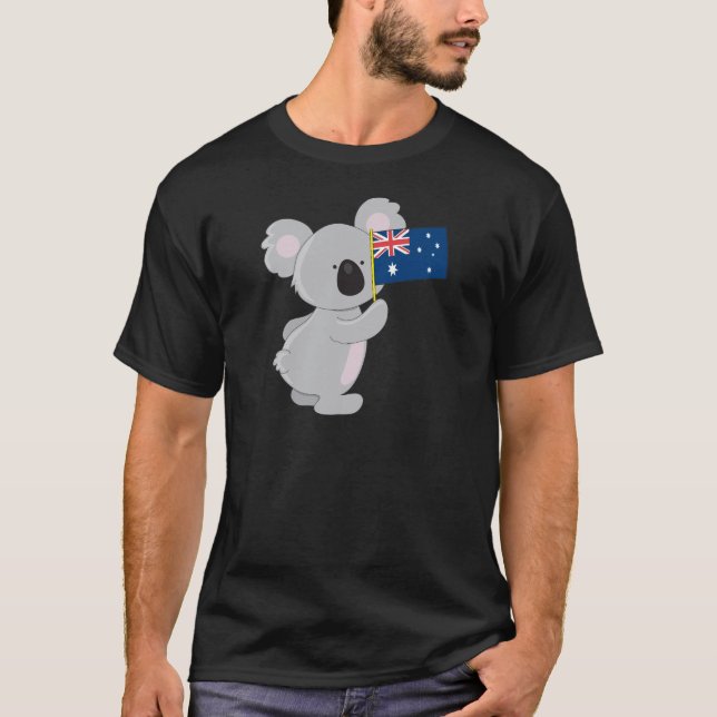 Camiseta Bandera australiana de Koala (Anverso)