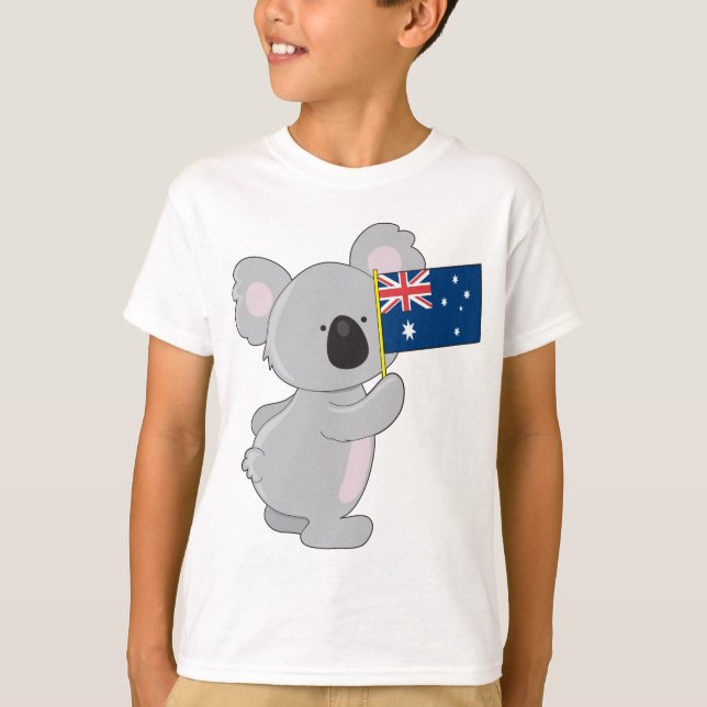 Camiseta Bandera australiana de Koala (Anverso)