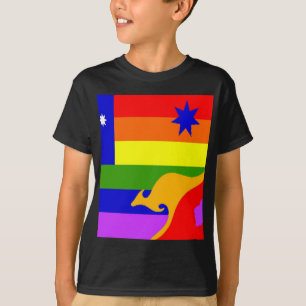 Camiseta Bandera australiana del orgullo gay