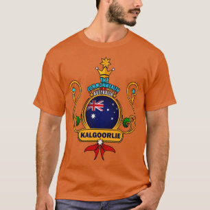 Camiseta Bandera australiana dorada del orgullo de la ciuda