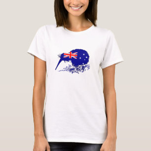 Camiseta Bandera australiana - pájaro del kiwi