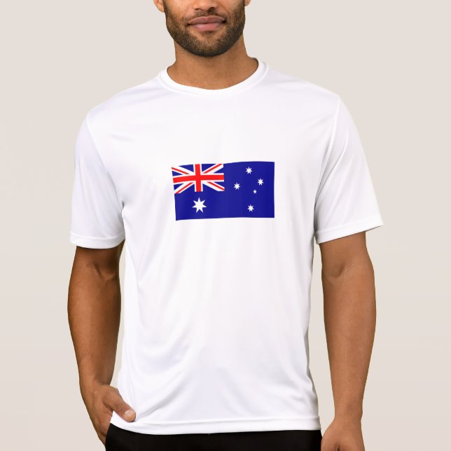 Camiseta Bandera australiana patriótica (Anverso)