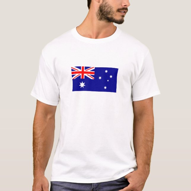 Camiseta Bandera australiana patriótica (Anverso)