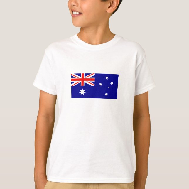 Camiseta Bandera australiana patriótica (Anverso)