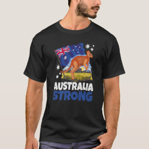 Camiseta Bandera australiana patriótica canguro