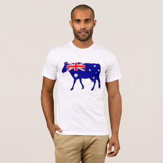 Camiseta Bandera australiana - vaca