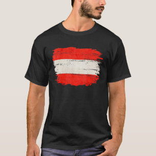 Camiseta Bandera Austria Vintage Para Austria